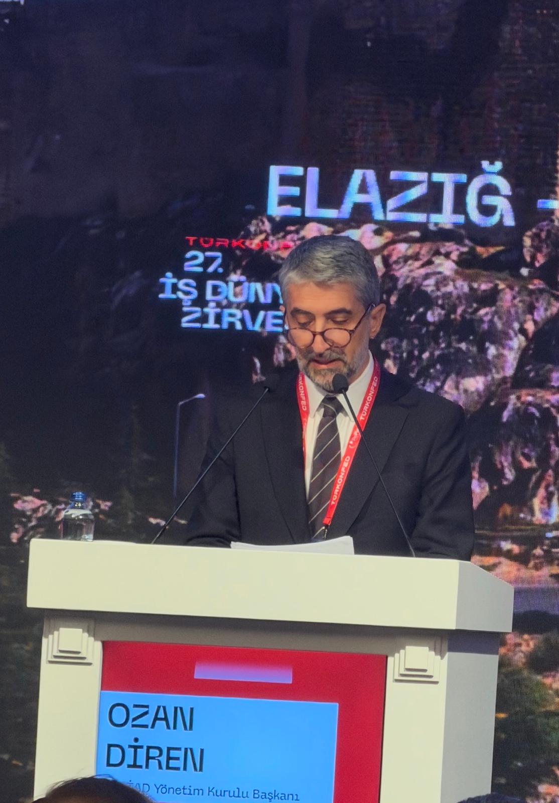 TÜRKONFED 27. İş Dünyası Zirvesi Elazığ’da Gerçekleştirildi